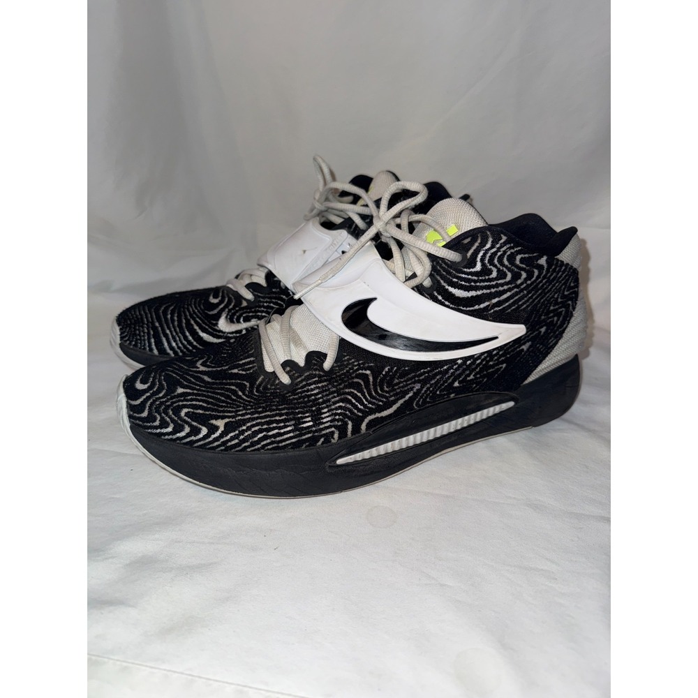 Nike KD 14 TB DA7850-001 Mens Sneakers 14 Black White Volt Basketball Shoes